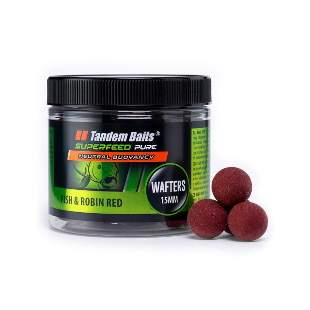SuperFeed Pure Wafters 15 mm/70g Fish&Robin Red