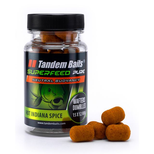 SuperFeed Pure Dumbells Wafters 15/12 mm/30g Hot Indiana Spice