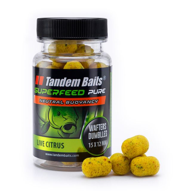 SuperFeed Pure Dumbells Wafters 15/12 mm/30g Live Citrus