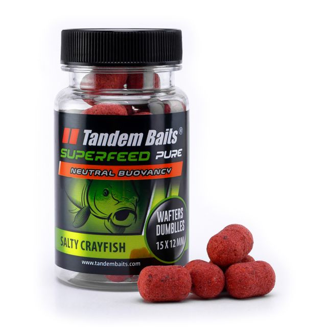SuperFeed Pure Dumbells Wafters 15/12 mm/30g Slaty Crayfish