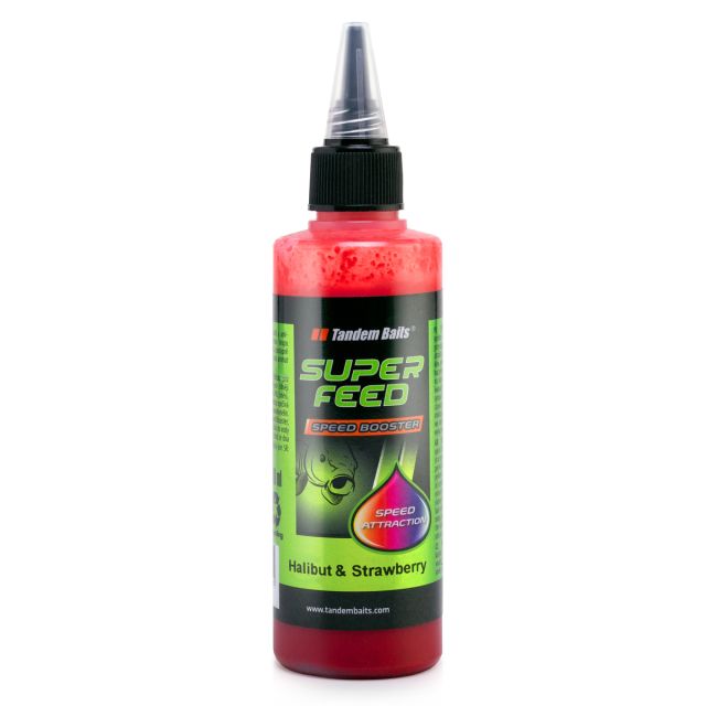 SuperFeed Speed Booster 100ml Halibut & Truskawka